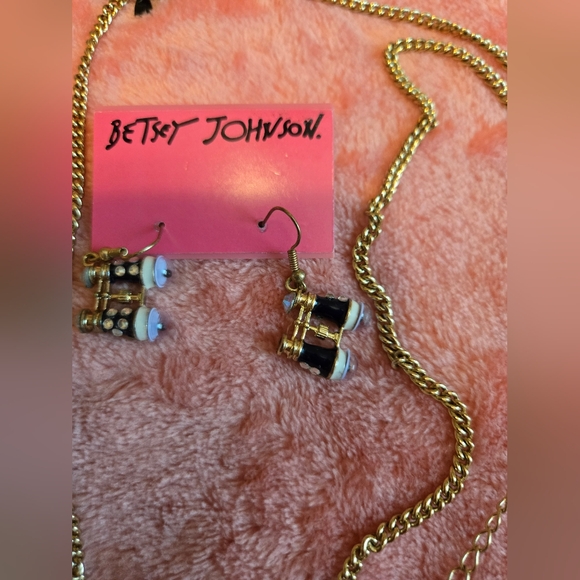 BERSEY JOHNSON VINTAGE GOOGLY EYE BINOCULARS NECKLACE SET - Picture 5 of 5